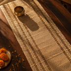 Madur Grass Woven Runner Off-White, The Gathered Table. Handmade in India by House of Taraasha.