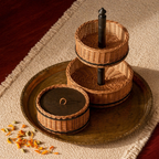 Kashmiri Willow Wicker Storage Box & Fruit Basket, The Wicker House. Handmade in India by House of Taraasha.