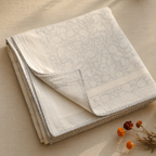 Sanganer Mulmul Hand-Printed Cotton Dohar, The Linen Room. Handmade in India by House of Taraasha.