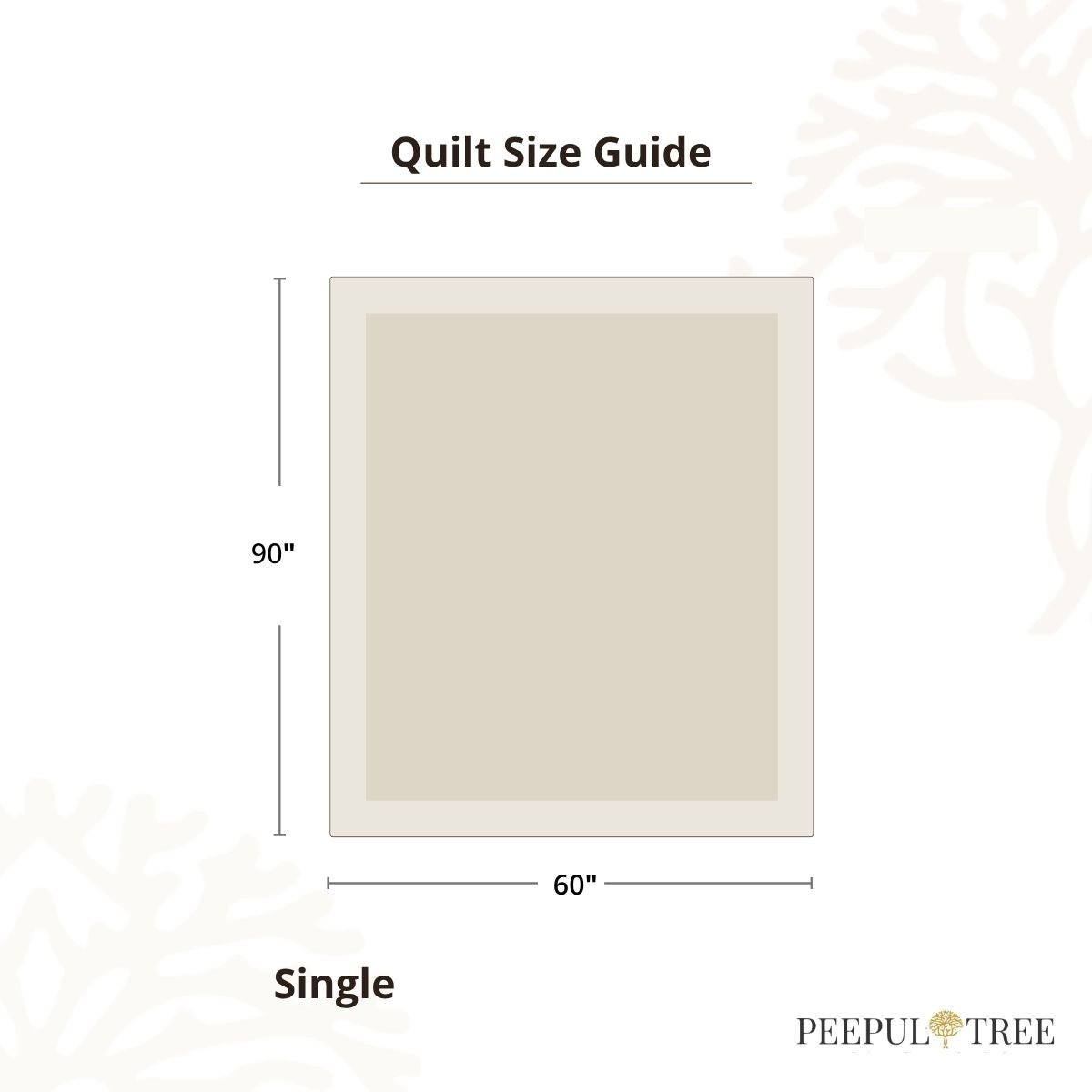 Pure Cotton Quilt or Comforter in Blue leafy Stripes | Versatile as Quilt or AC Blanket | Reversible designs