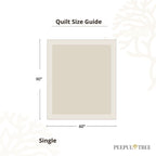 Pure Cotton Quilt or Comforter in Dusty Pink Leafy Stripes | Versatile as Quilt or AC Blanket | Reversible designs